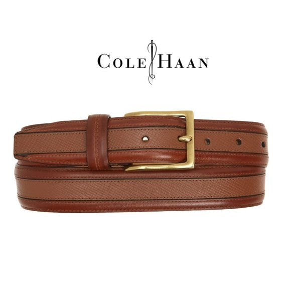 cole haan stretch weave belt